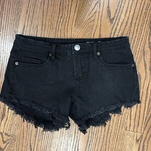 Blank NYC the Astor size 24 black Jean shorts